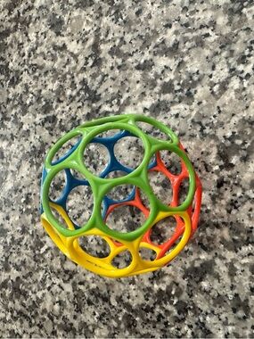 Multicolor OBALL Open-Grid Sensory Toy Ball for Kids